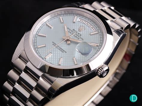 rolex day date ii platinum weight|rolex day date 40 platinum.